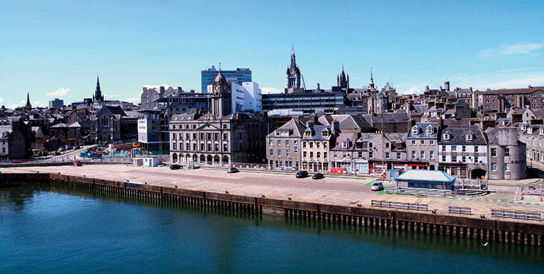 Aberdeen, the 'Granite City' of Scotland